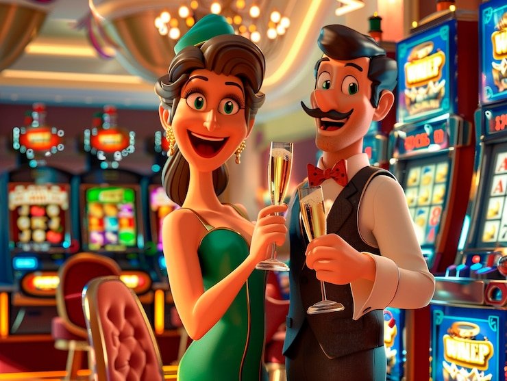 Studio live dealer bonbon77 dengan multi-kamera menampilkan meja blackjack dan antarmuka pemain