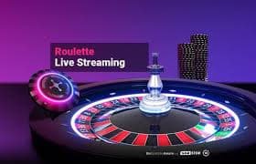 Meja Sic Bo live dealer bonbon77 dengan tiga dadu dan papan taruhan